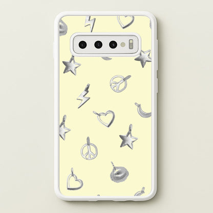 Bracelet Charms Pattern  - Clean Girl Aesthetic Phone Case for Galaxy S10 Plus
