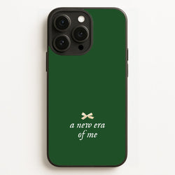 Coquette A New Era Of Me Green  - Clean Girl Aesthetic Phone Case for iPhone 16 Pro Max