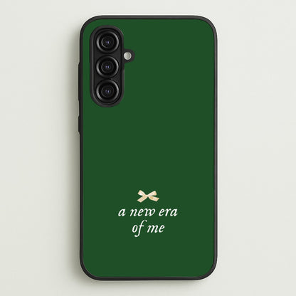 Coquette A New Era Of Me Green  - Clean Girl Aesthetic Phone Case for Galaxy A16