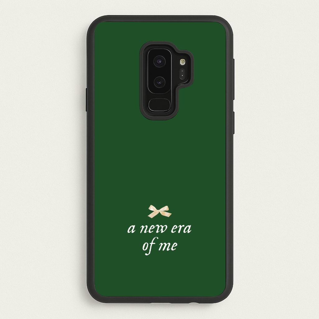 Coquette A New Era Of Me Green  - Clean Girl Aesthetic Phone Case for Galaxy S9 Plus