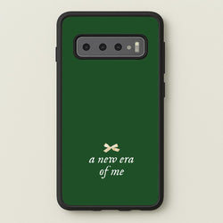 Coquette A New Era Of Me Green  - Clean Girl Aesthetic Phone Case for Galaxy S10 Plus