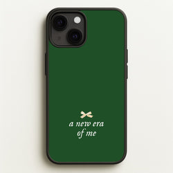 Coquette A New Era Of Me Green  - Clean Girl Aesthetic Phone Case for iPhone 13