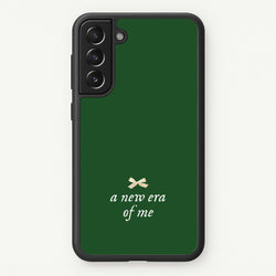 Coquette A New Era Of Me Green  - Clean Girl Aesthetic Phone Case for Galaxy S22