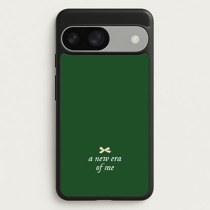Coquette A New Era Of Me Green  - Clean Girl Aesthetic Phone Case for Google Pixel 9 / 9 Pro