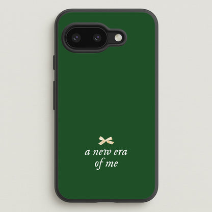 Coquette A New Era Of Me Green  - Clean Girl Aesthetic Phone Case for Google Pixel 9a
