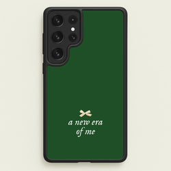 Coquette A New Era Of Me Green  - Clean Girl Aesthetic Phone Case for Galaxy S22 Ultra