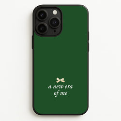 Coquette A New Era Of Me Green  - Clean Girl Aesthetic Phone Case for iPhone 11 Pro