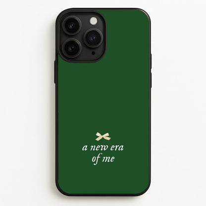 Coquette A New Era Of Me Green  - Clean Girl Aesthetic Phone Case for iPhone 11 Pro