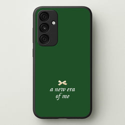 Coquette A New Era Of Me Green  - Clean Girl Aesthetic Phone Case for Galaxy A55