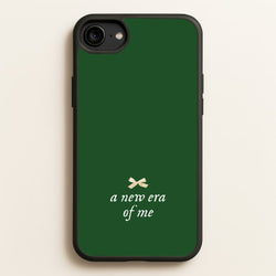 Coquette A New Era Of Me Green  - Clean Girl Aesthetic Phone Case for iPhone 6 / 7 / 8 / SE
