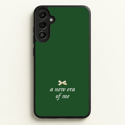 Coquette A New Era Of Me Green  - Clean Girl Aesthetic Phone Case for Galaxy A36