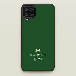 Coquette A New Era Of Me Green  - Clean Girl Aesthetic Phone Case for Galaxy A12