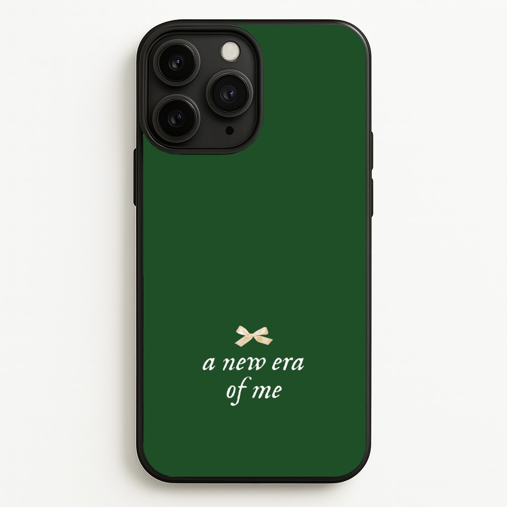 Coquette A New Era Of Me Green  - Clean Girl Aesthetic Phone Case for iPhone 11 Pro Max