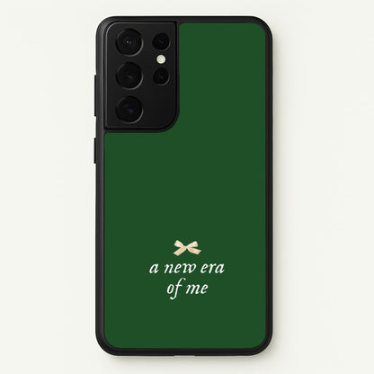 Coquette A New Era Of Me Green  - Clean Girl Aesthetic Phone Case for Galaxy S21 Ultra