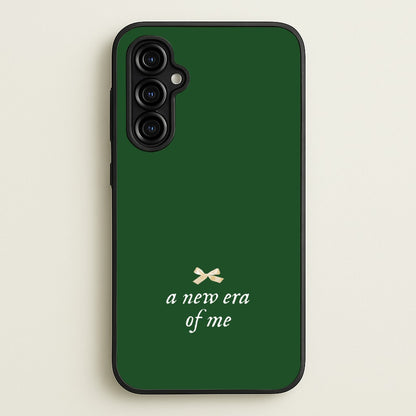 Coquette A New Era Of Me Green  - Clean Girl Aesthetic Phone Case for Galaxy A54