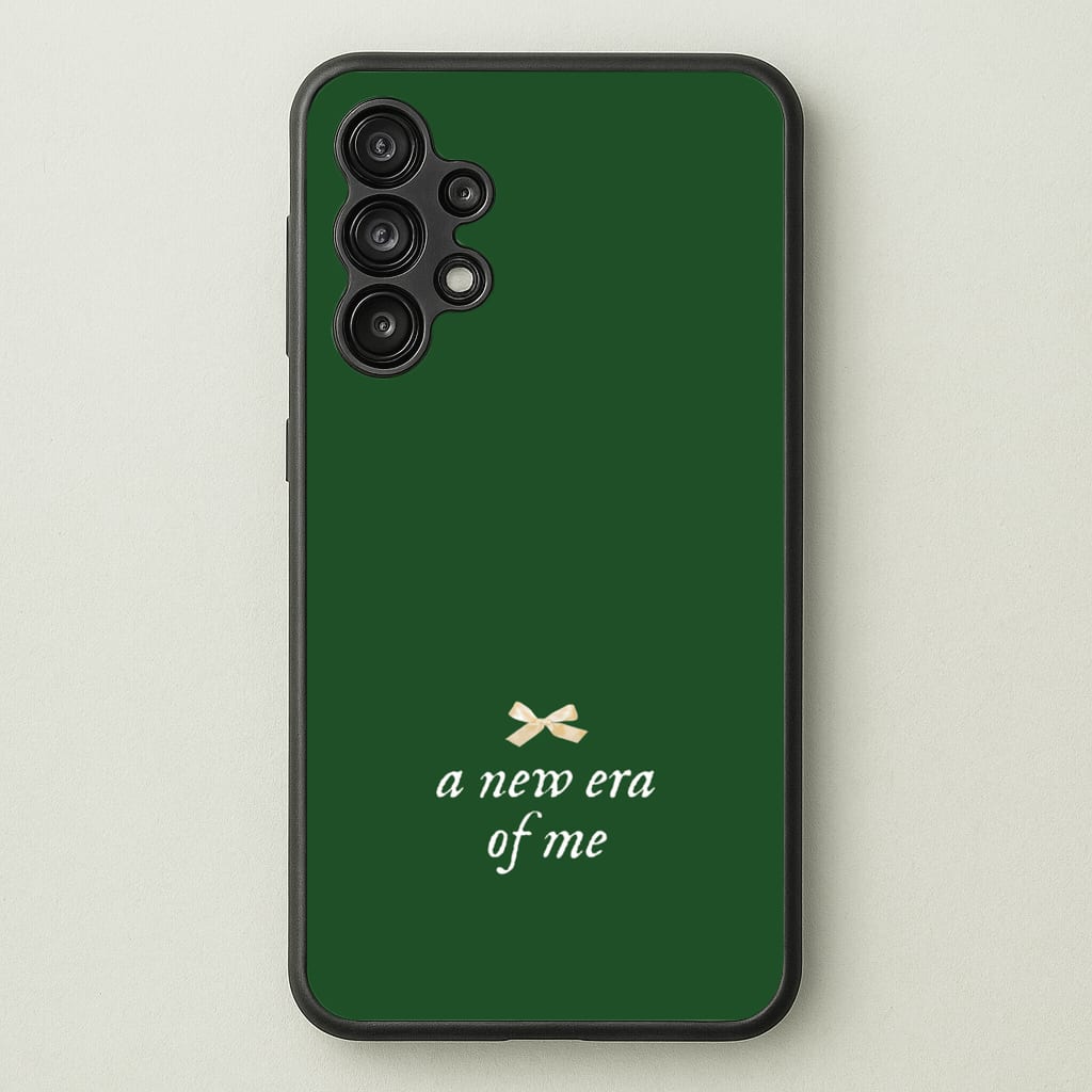Coquette A New Era Of Me Green  - Clean Girl Aesthetic Phone Case for Galaxy A13