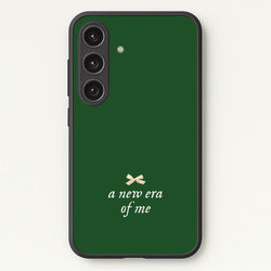 Coquette A New Era Of Me Green  - Clean Girl Aesthetic Phone Case for Galaxy S24FE