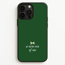 Coquette A New Era Of Me Green  - Clean Girl Aesthetic Phone Case for iPhone 13 Pro Max