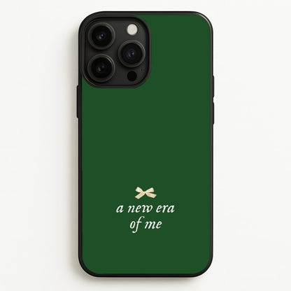Coquette A New Era Of Me Green  - Clean Girl Aesthetic Phone Case for iPhone 13 Pro Max
