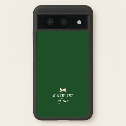 Coquette A New Era Of Me Green  - Clean Girl Aesthetic Phone Case for Google Pixel 8a