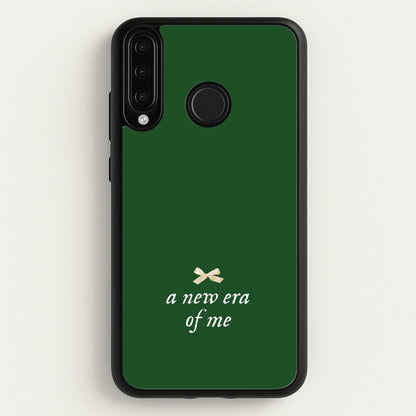 Coquette A New Era Of Me Green  - Clean Girl Aesthetic Phone Case for Huawei P30 Lite