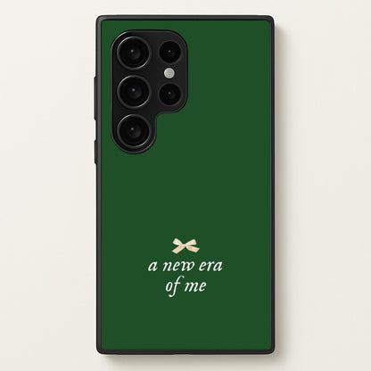 Coquette A New Era Of Me Green  - Clean Girl Aesthetic Phone Case for Galaxy S24 Ultra