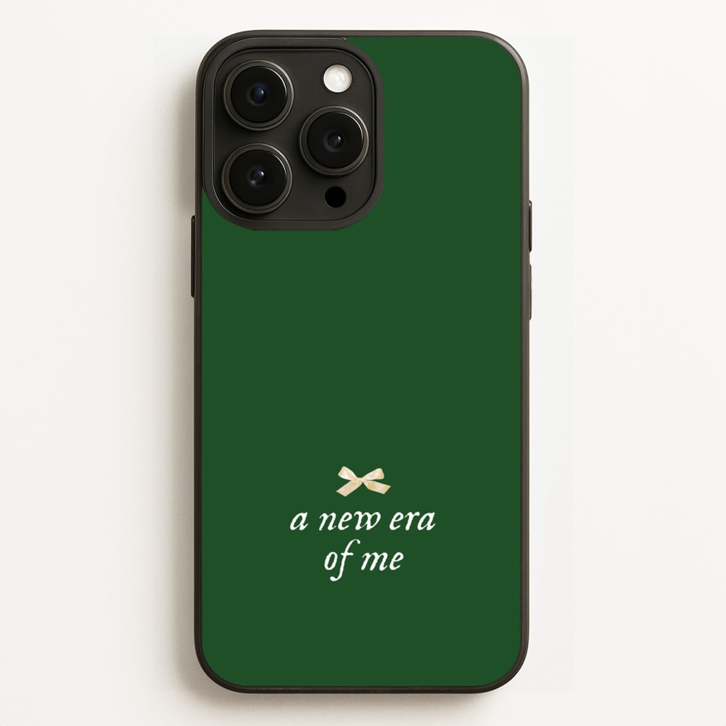 Coquette A New Era Of Me Green  - Clean Girl Aesthetic Phone Case for iPhone 12 Pro Max
