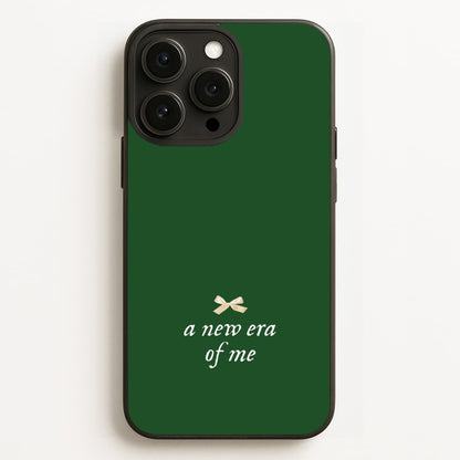 Coquette A New Era Of Me Green  - Clean Girl Aesthetic Phone Case for iPhone 12 Pro Max