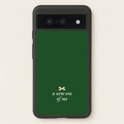 Coquette A New Era Of Me Green  - Clean Girl Aesthetic Phone Case for Google Pixel 8