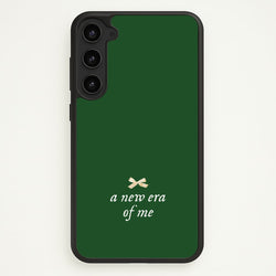 Coquette A New Era Of Me Green  - Clean Girl Aesthetic Phone Case for Galaxy S23