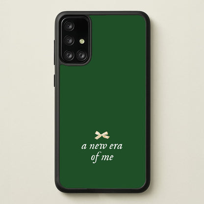 Coquette A New Era Of Me Green  - Clean Girl Aesthetic Phone Case for Galaxy A71