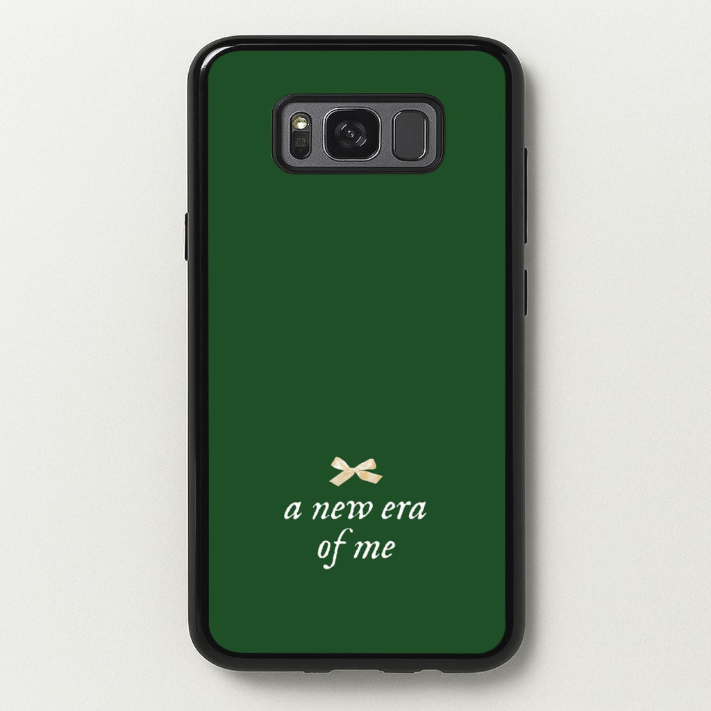 Coquette A New Era Of Me Green  - Clean Girl Aesthetic Phone Case for Galaxy S8