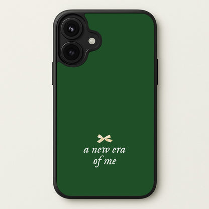 Coquette A New Era Of Me Green Phone Case for iPhone 17