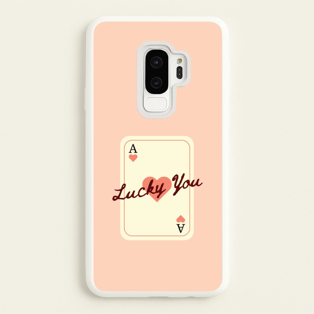 Lucky You Card  - Clean Girl Aesthetic Phone Case for Galaxy S9 Plus