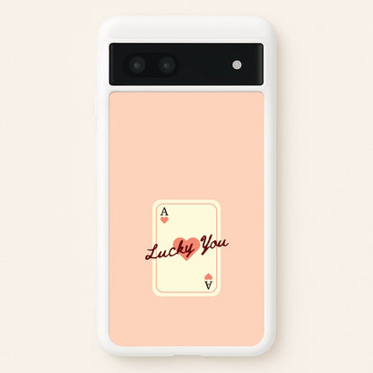 Lucky You Card  - Clean Girl Aesthetic Phone Case for Google Pixel 6a