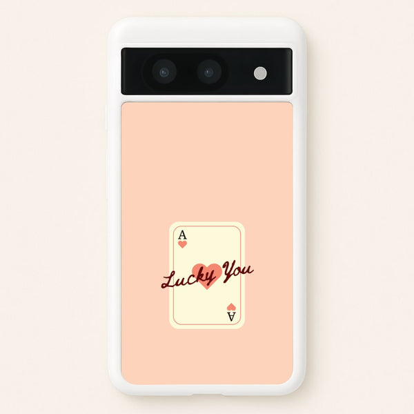 Lucky You Card  - Clean Girl Aesthetic Phone Case for Google Pixel 8a