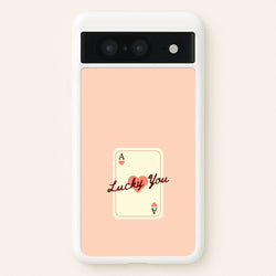 Lucky You Card  - Clean Girl Aesthetic Phone Case for Google Pixel 8
