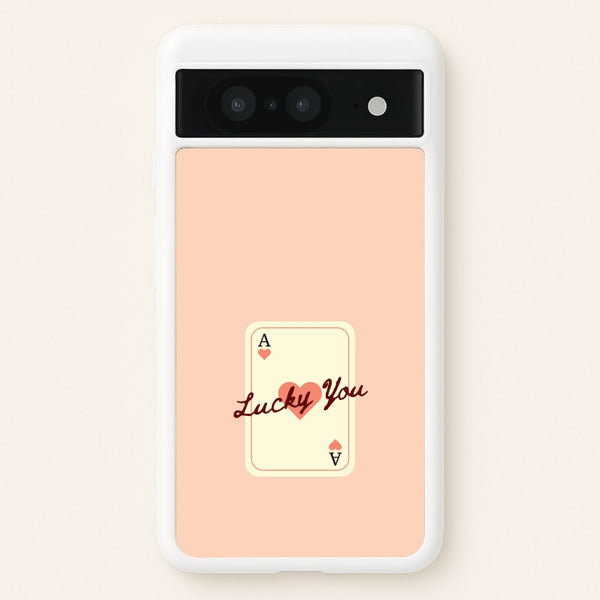 Lucky You Card  - Clean Girl Aesthetic Phone Case for Google Pixel 8