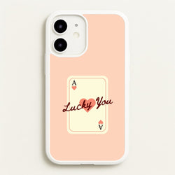 Lucky You Card  - Clean Girl Aesthetic Phone Case for iPhone 12 / 12 Pro