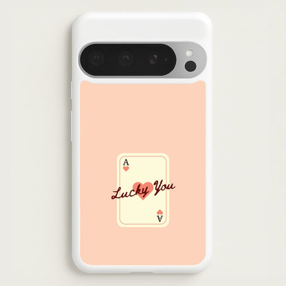 Lucky You Card  - Clean Girl Aesthetic Phone Case for Google Pixel 9 Pro XL