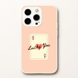 Lucky You Card  - Clean Girl Aesthetic Phone Case for iPhone 15 Pro Max