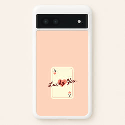 Lucky You Card  - Clean Girl Aesthetic Phone Case for Google Pixel 7a