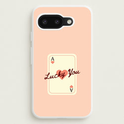 Lucky You Card  - Clean Girl Aesthetic Phone Case for Google Pixel 9a