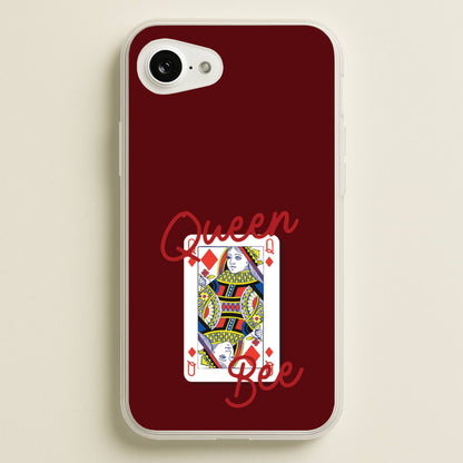Queen Bee Playing Card  - Clean Girl Aesthetic Phone Case for iPhone 16e