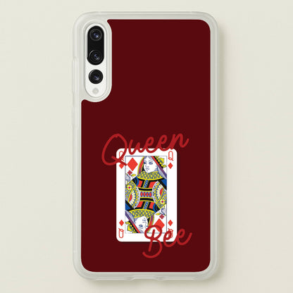 Queen Bee Playing Card  - Clean Girl Aesthetic Phone Case for Huawei P20 Pro