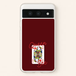 Queen Bee Playing Card  - Clean Girl Aesthetic Phone Case for Google Pixel 8a