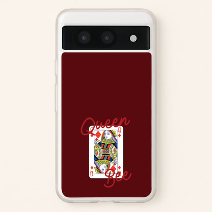 Queen Bee Playing Card  - Clean Girl Aesthetic Phone Case for Google Pixel 8a