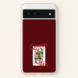 Queen Bee Playing Card  - Clean Girl Aesthetic Phone Case for Google Pixel 7