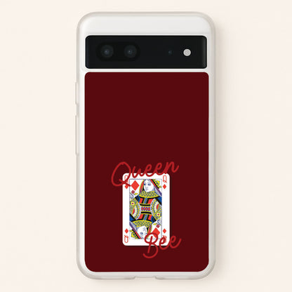 Queen Bee Playing Card  - Clean Girl Aesthetic Phone Case for Google Pixel 7