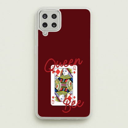 Queen Bee Playing Card  - Clean Girl Aesthetic Phone Case for Galaxy A12
